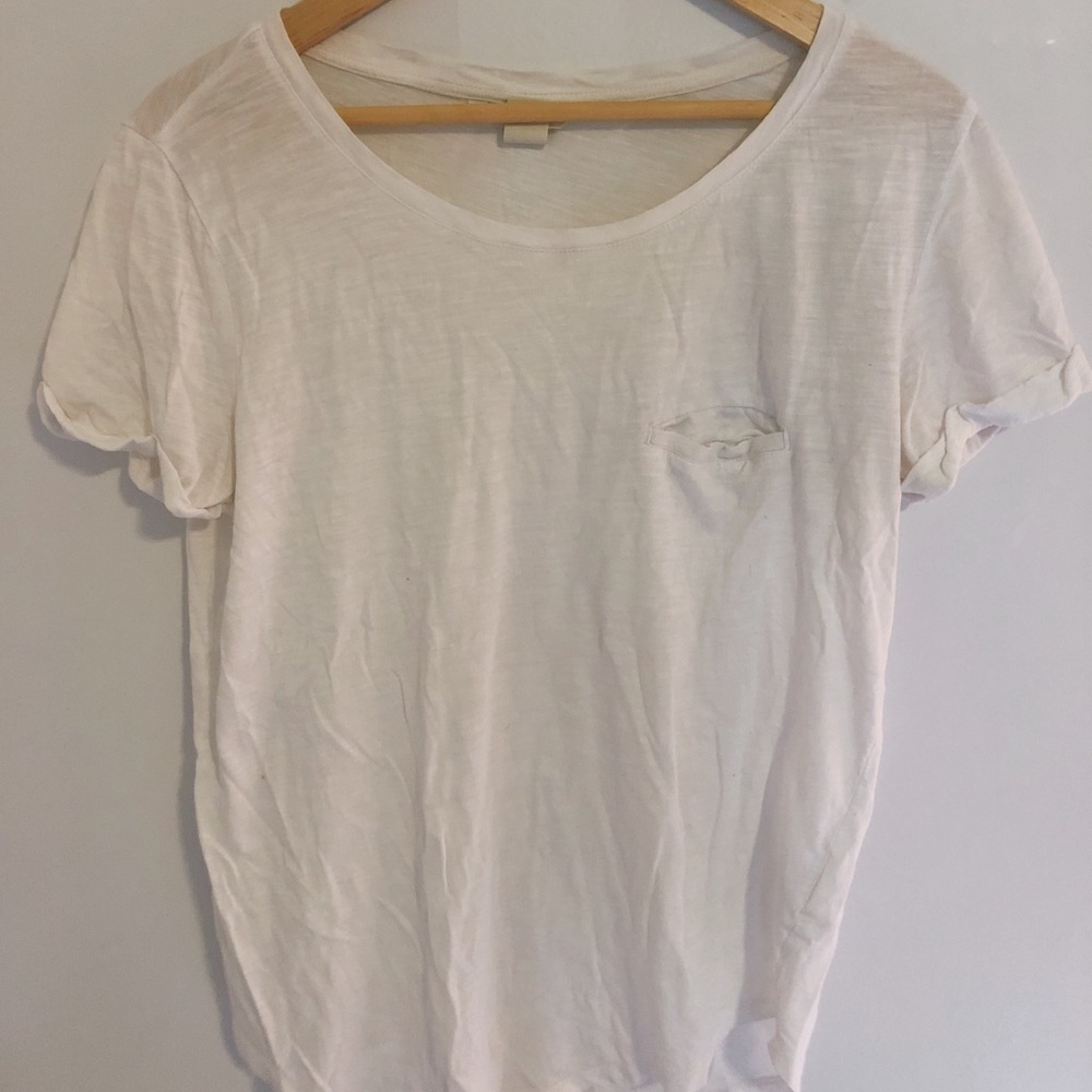 Basic white tee